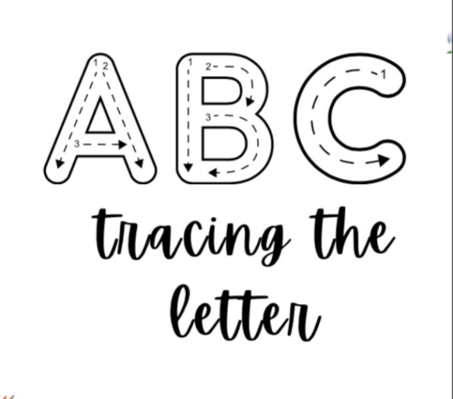 ABC Tracing Letter