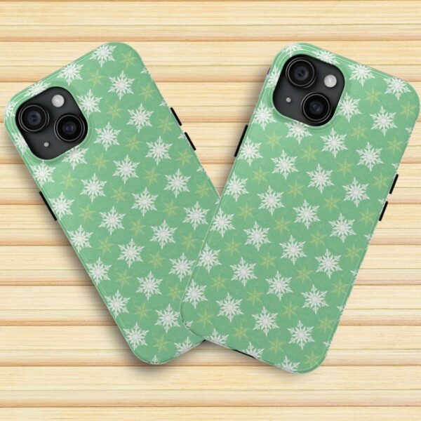 Green and white pattern Phone Case