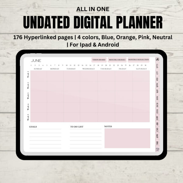 Undated Digital Planner