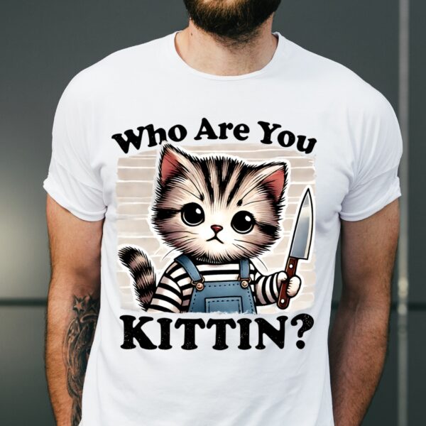 Who are you kittin? unisex jersey short sleeve tee